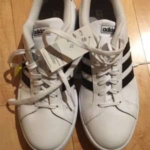 Adidas white sneakers new